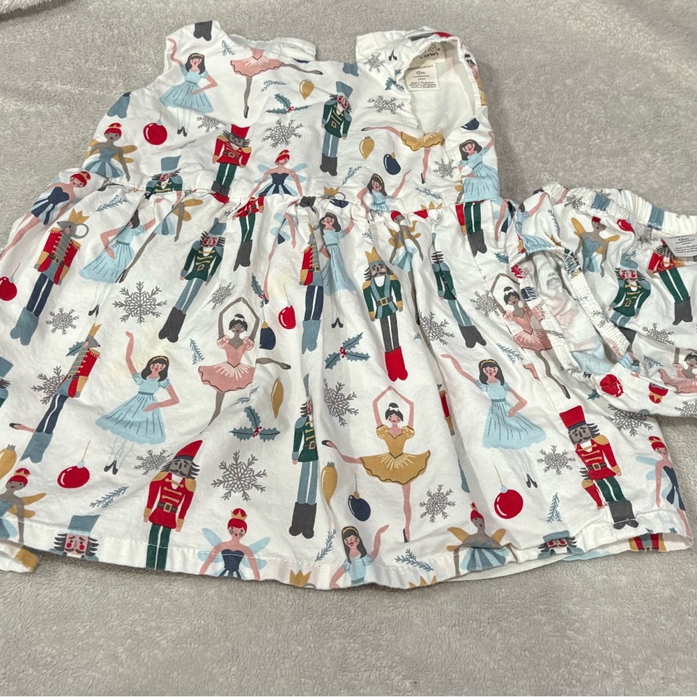 Kids Nutcracker Ballet Christmas Dress